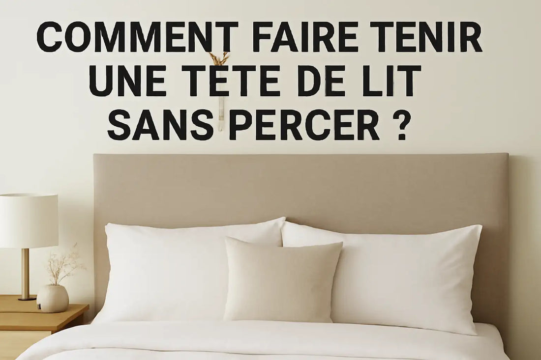 Comment faire tenir une tête de lit sans percer ?