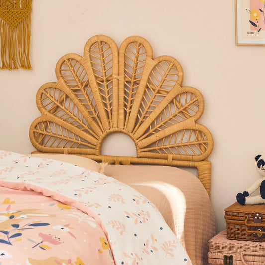 Tête De Lit Rotin Paon