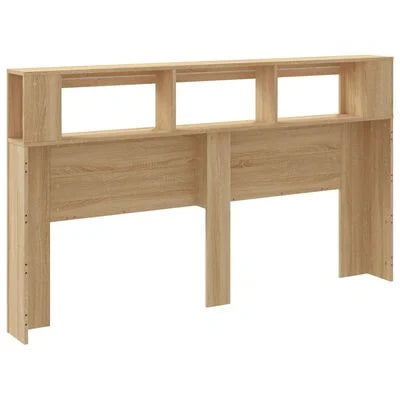 Tête de lit en bois avec rangement 180