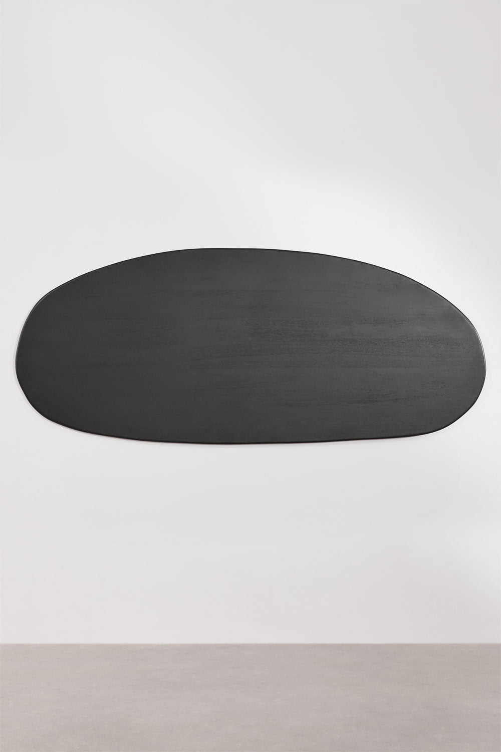 Tête de lit 180 cm en bois noir de manguier