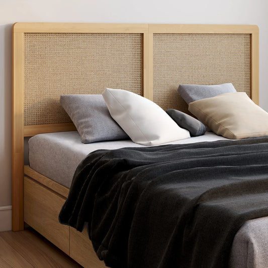Tête De Lit Rotin Cannage 160 Beige
