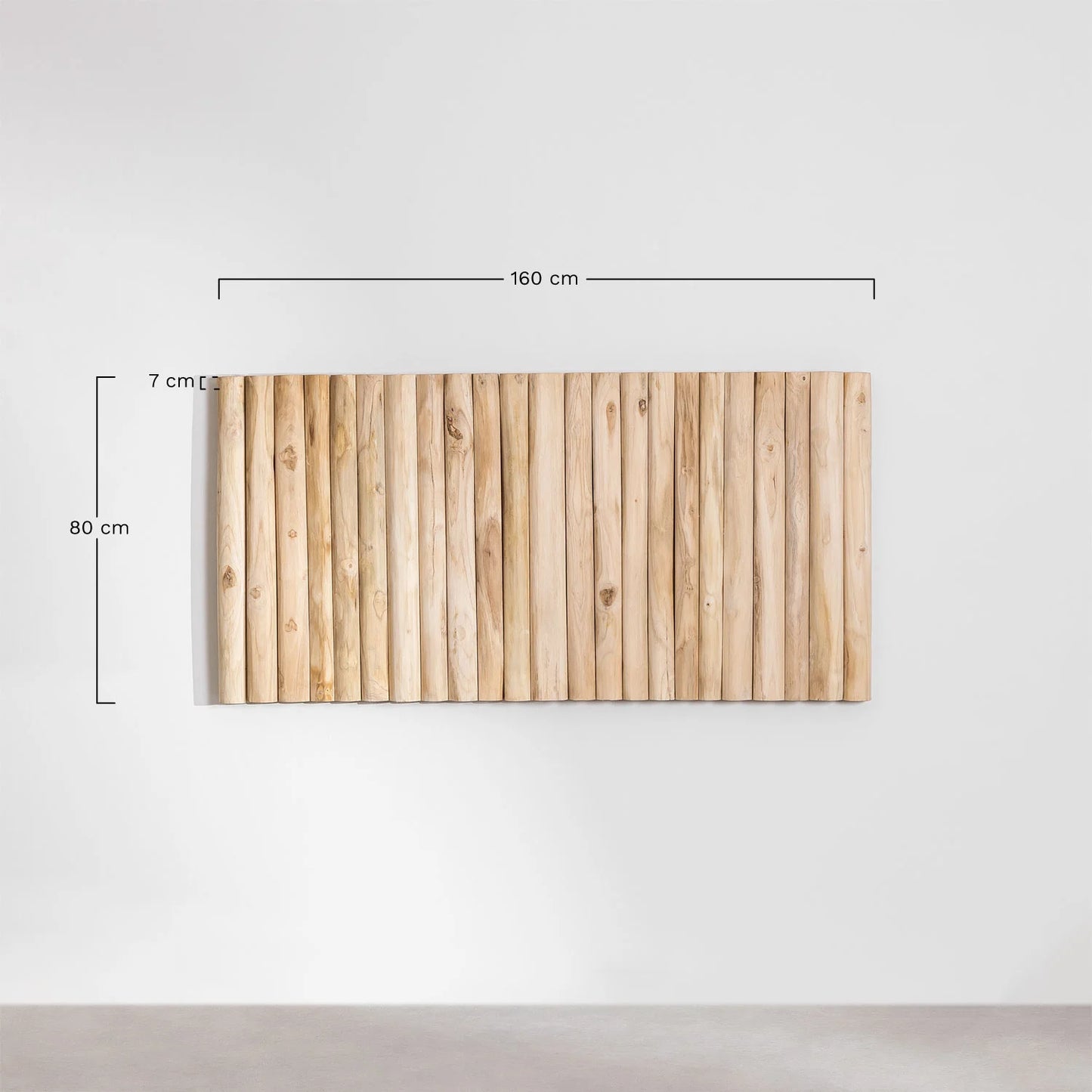 Tete De Lit En Bois Teck 160