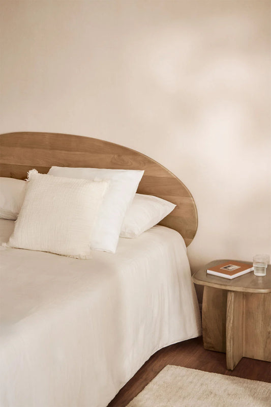 Tête de lit 180 cm en bois de manguier