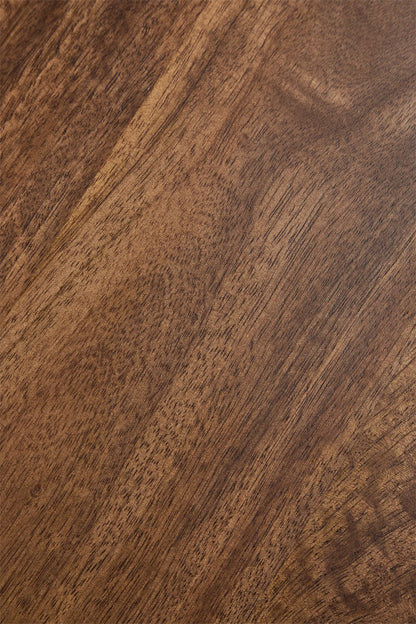 Tête de lit 180 cm en bois foncé de manguier