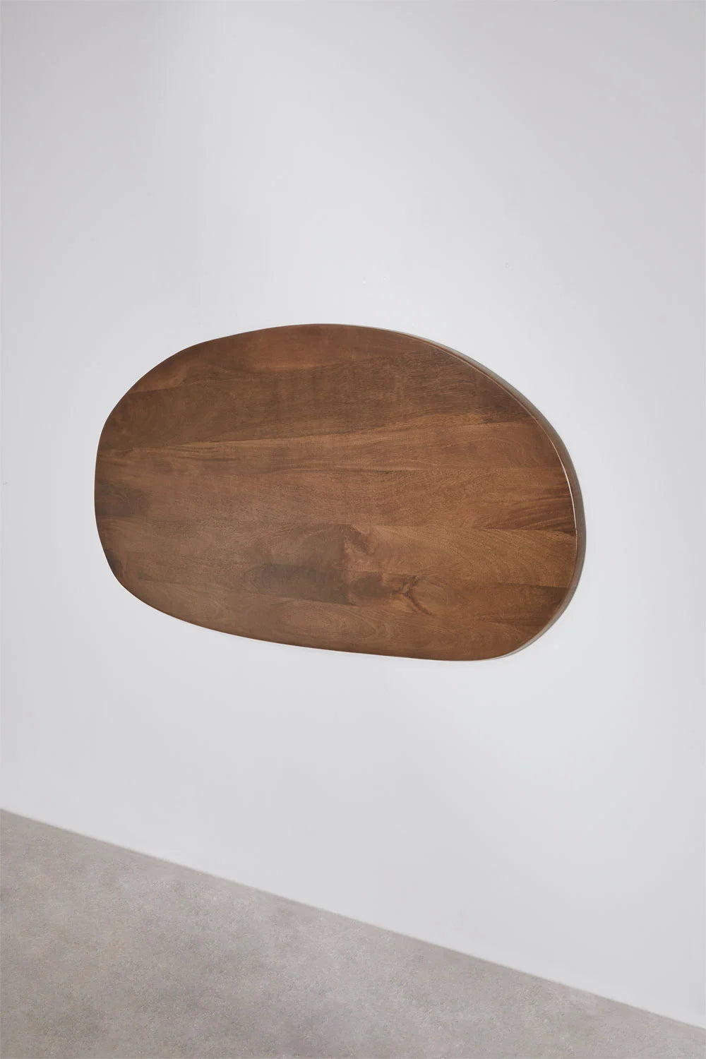 Tête de lit 180 cm en bois foncé de manguier