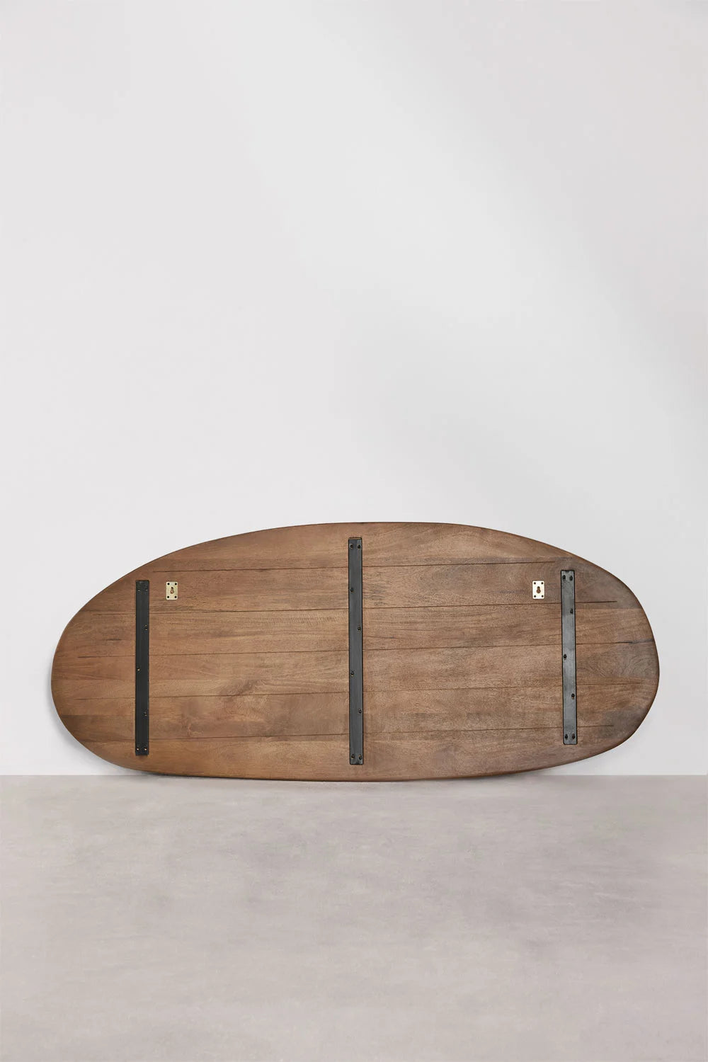 Tête de lit 180 cm en bois foncé de manguier