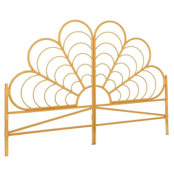 Tete De Lit Rotin Fleur